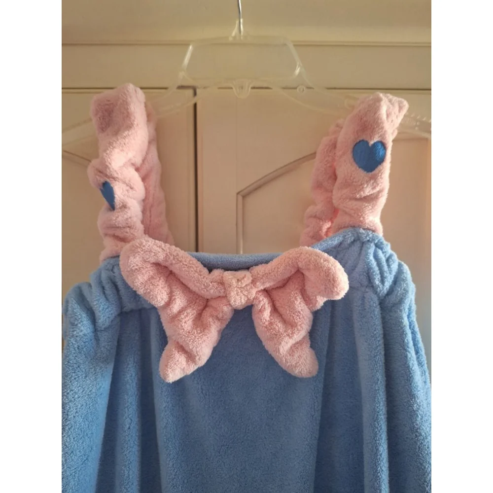 Women  Bath wrap elastic Robe S/M